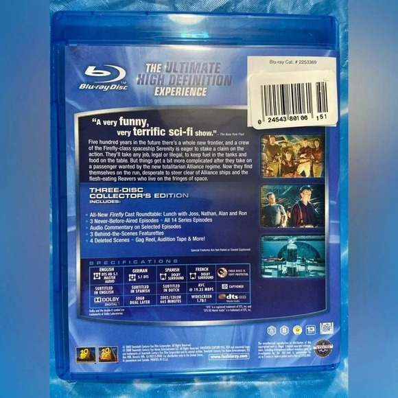 Firefly - The Complete Series - Blu Ray ๐จโ๐๐ด๐งฅ - Picture 5 of 5